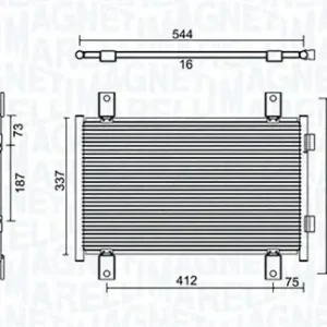 Ograniczona ilość CHŁODNICA KLIMATYZACJI CITROEN
