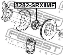 Nowy ŁOŻYSKO KOŁA CADILLAC P. SRX II 09-