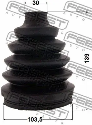 OSŁONA PRZEGUBU CITROEN ZEW. 103.5X139X30 JUMPER III 06- Tylko dziś