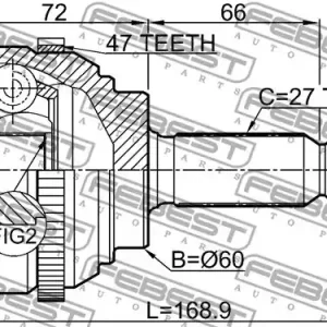 PRZEGUB ZEW. HYUNDAI SONATA 34X60X27 ABS 47Z TUCSON Wyjątkowa oferta