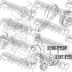 NAPINACZ PASKA WIELOROWK. FORD Nowość