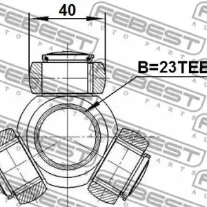 KRZYŻAK PRZEGUBU WEW. FORD 23Z/39,9MM (TRIPOD) KIA/MAZDA Sprawdź teraz