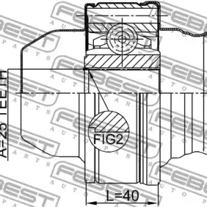 PRZEGUB WEW. JEEP CHEROKEE 01- 25X86 Hit cenowy