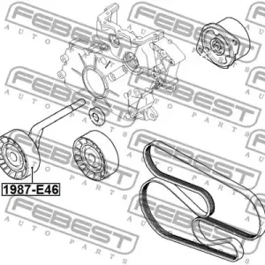 ROLKA PASKA WIELOROWK. BMW 3 (E46) X3/X5 (SAMA ROLKA) Oferta