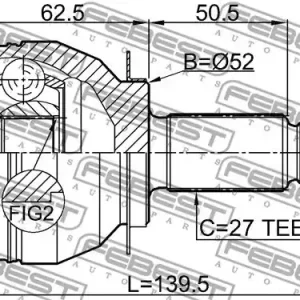 PRZEGUB ZEW. SUBARU LEGACY IV (BL/BP) 03- 32X52X27 Bezpieczne zakupy