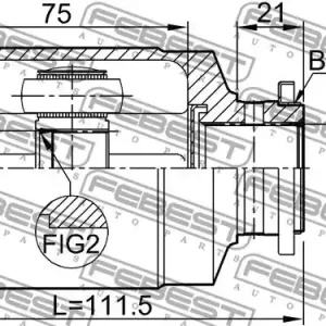 PRZEGUB WEW. SUBARU IMPREZA 29X41,3X25 FORESTER/LEGACY Ekspresowa dostawa