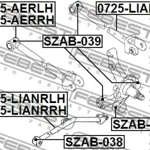 Wybór klientów WAHACZ SUZUKI T. LIANA 1,3/1,6 02- LE !!!WZDŁUŻNY!!!