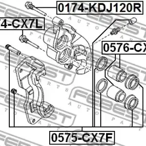 ŚRUBA ZACISKU HAM. MAZDA CX-7 Darmowy zwrot