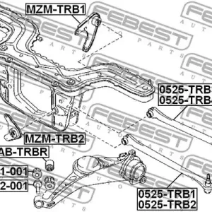 Wyjątkowa oferta NAKRĘTKA ŚRUBY WAH. (MIMOŚRODOWA) FORD ECOSPORT CR1 -2014 [EU]