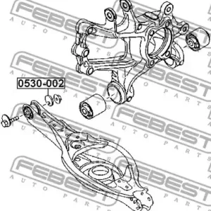 PODKŁADKA ŚRUBY WAH. MAZDA 6 02- (MIMOŚRODOWA, DO USTAWIANIA ZBIEŻNOŚCI) Wyprzedaż