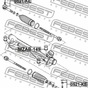 KOŃC. DR. KIER. MAZDA CX-5 KE 2011-2017 LE/PR Zniżka