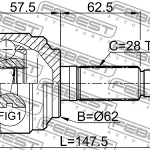 PRZEGUB ZEW. MAZDA 6 (GH) 33X62X28 Niska cena