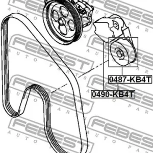 NAPINACZ PASKA WIELOROWK. MITSUBISHI L 200 (KB_T, KA_T) Ekspresowa dostawa