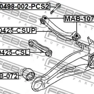 Hit cenowy ZESTAW ŚRUB ZAWIESZENIA MITSUBISHI OUTLANDER 07- (2 SZT.)
