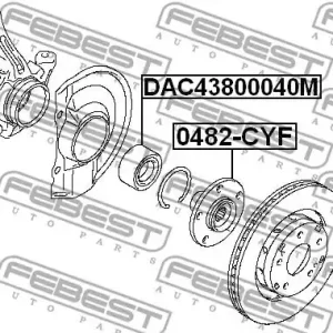 Cena promocyjna PIASTA KOŁA MITSUBISHI P. OUTLANDER II (CW_W)