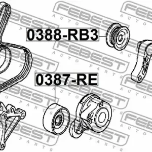 Darmowa dostawa ROLKA PASKA WIELOROWK. HONDA STREAM (RN)