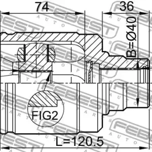 PRZEGUB WEW. HONDA CR-V I (RD) ACCORD 30X40X27 Bestseller