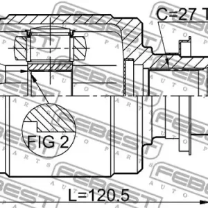 Hit sprzedaży PRZEGUB WEW. HONDA CR-V 00- 2,0B