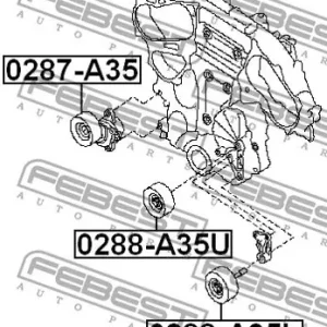 Nie przegap ROLKA PASKA WIELOROWK. NISSAN MURANO (Z51)