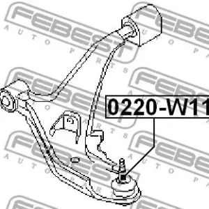 SWORZEŃ WAHACZA NISSAN P. 100NX B13 1990.10-1994.10 PRIMERA 90- LE/PR DOLNY Nowy