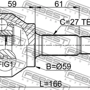 PRZEGUB ZEW. INFINITI FX/QX 22X59X27 Oferta limitowana