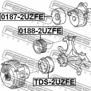 Oferta ROLKA PASKA WIELOROWK. TOYOTA LAND CRUISER 100 (UZJ100)