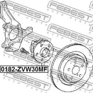 ŁOŻYSKO KOŁA LEXUS P. CT (ZWA1_) PRIUS HYBRID 09- Hit cenowy