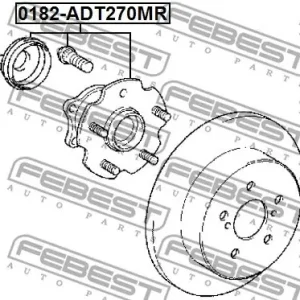 Oferta limitowana ŁOŻYSKO KOŁA TOYOTA T. AVENSIS/AURIS 07-