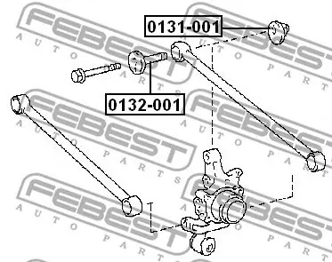 Bestseller PODKŁADKA ŚRUBY WAH. (MIMOŚRODOWA) LEXUS RX300 MCU1 1998.01-2003.02 [US]