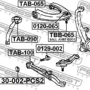 Premium PODKŁADKA ŚRUBY WAH. (MIMOŚRODOWA) LEXUS GS300 JZS147 1993.01-1997.08 !! ZESTAW 2 SZTUKI !!