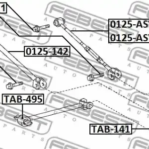 ŚRUBA WAHACZA (MIMOŚRODOWA) DAIHATSU ALTIS 2001-2006 Zniżka