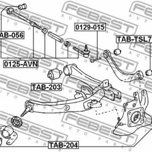 ŚRUBA WAHACZA (MIMOŚRODOWA) SCION TC ANT10 2004.05-2010.07 [US] Łatwy zwrot