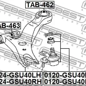 WAHACZ LEXUS P. RX270/350/450H 08-15 PR Ekspresowa dostawa