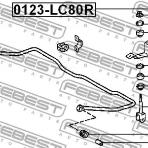 Kup teraz ŁĄCZNIK STAB. TOYOTA T. LAND CRUISER 90-97 LE/PR