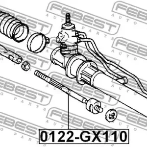 Popularny DRĄŻEK KIER. LEXUS IS200/300 GXE10,JCE10 1999.01-2005.07 [EU] LE/PR
