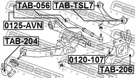 Tylko dziś SWORZEŃ WAHACZA TOYOTA T. TC ANT10 2004.05-2010.07