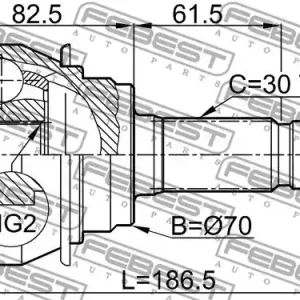 PRZEGUB ZEW. TOYOTA LAND CRUISER 120 02- 30X70X30 Zamów teraz