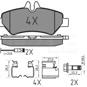 Hit cenowy KLOCKI HAM. DB T. SPRINTER 06- BM906