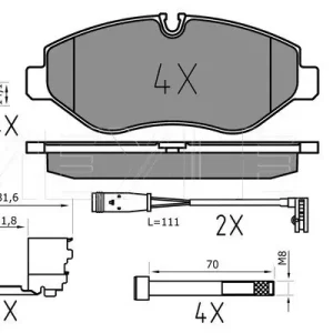 Szybka wysyłka KLOCKI HAM. DB P. SPRINTER 06-