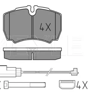 KLOCKI HAM. FORD T. TRANSIT 2,3 16V 06- Z CZUJNIKIEM Najlepsza cena
