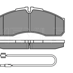 Szybka dostawa KLOCKI HAM. RENAULT P. MASTER 3,0 DCI 05- Z CZUJNIKIEM