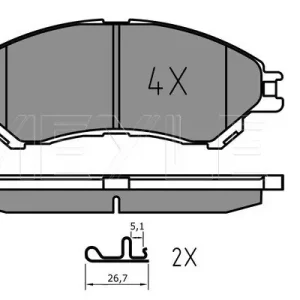 Promocja KLOCKI HAM. SUZUKI P. SX4/VITARA 1,0-1,6 13-