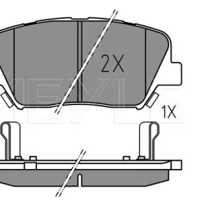 KLOCKI HAM. HYUNDAI P. GRANDEUR/SANTA FE 2,0-2,2 CRDI/2,4-2,7 12- Nie przegap