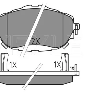 KLOCKI HAM. TOYOTA P. AURIS/COROLLA 12- Cena promocyjna