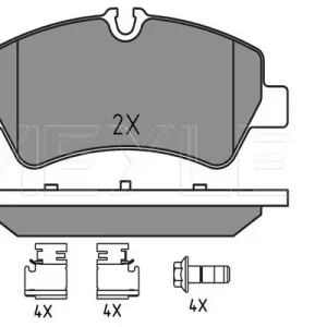 KLOCKI HAM. FORD T. TRANSIT 12- Wyprzedaż