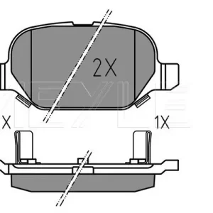 Zamów teraz KLOCKI HAM. FIAT T. PANDA 0,9/1,3 D 4X4 12-