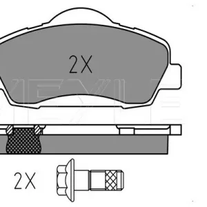 KLOCKI HAM. PEUGEOT P. 301/308 1,2-2,0 12- Hit cenowy