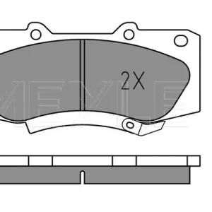 Darmowa dostawa KLOCKI HAM. TOYOTA P. HILUX 2,5-3,0 D-4D 4WD 05-