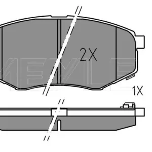 KLOCKI HAM. HYUNDAI P. IX20 1,4-1,6 10- Ekspresowa dostawa