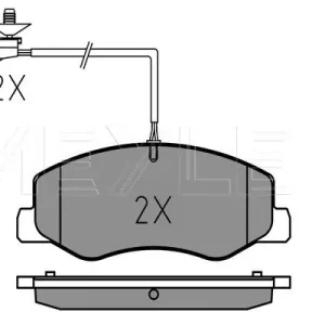 Szybka wysyłka KLOCKI HAM. RENAULT T. MASTER 10- Z CZUJNIKIEM